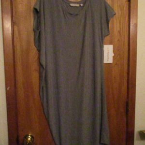 Athleta Dress grey knee length very soft,